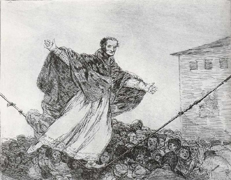 Francisco Goya Que se rompe la cuerda Norge oil painting art